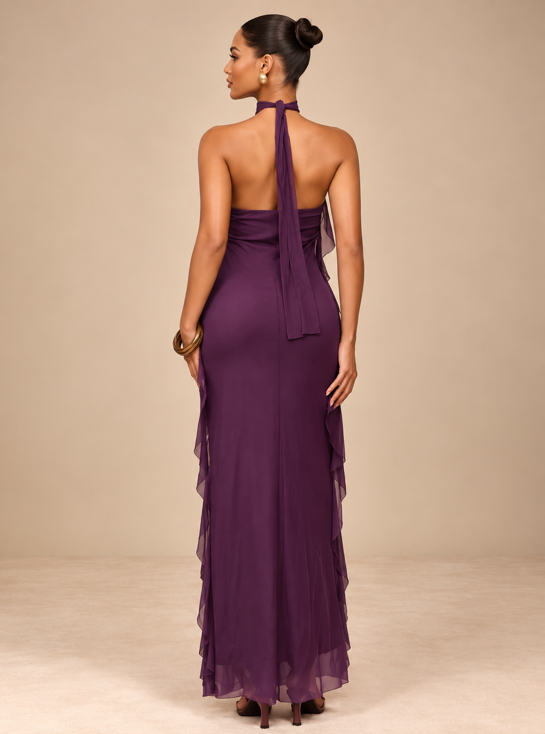 VIOLETA RUFFLE DRESS
