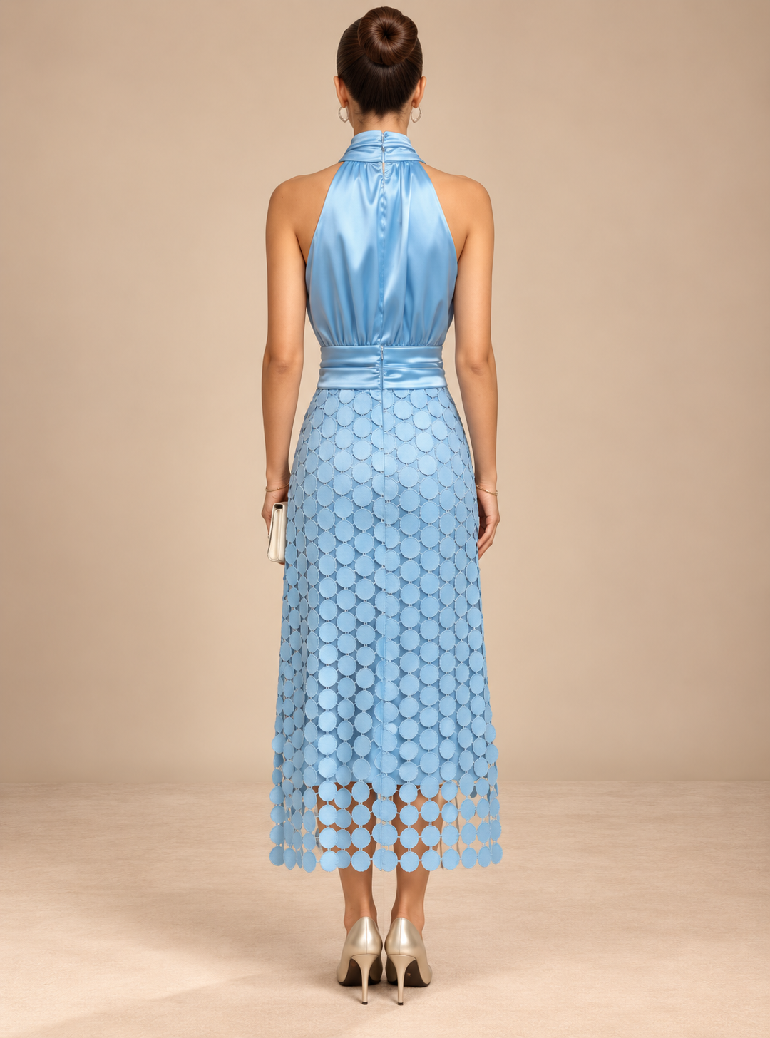 AZUL SATIN DRESS
