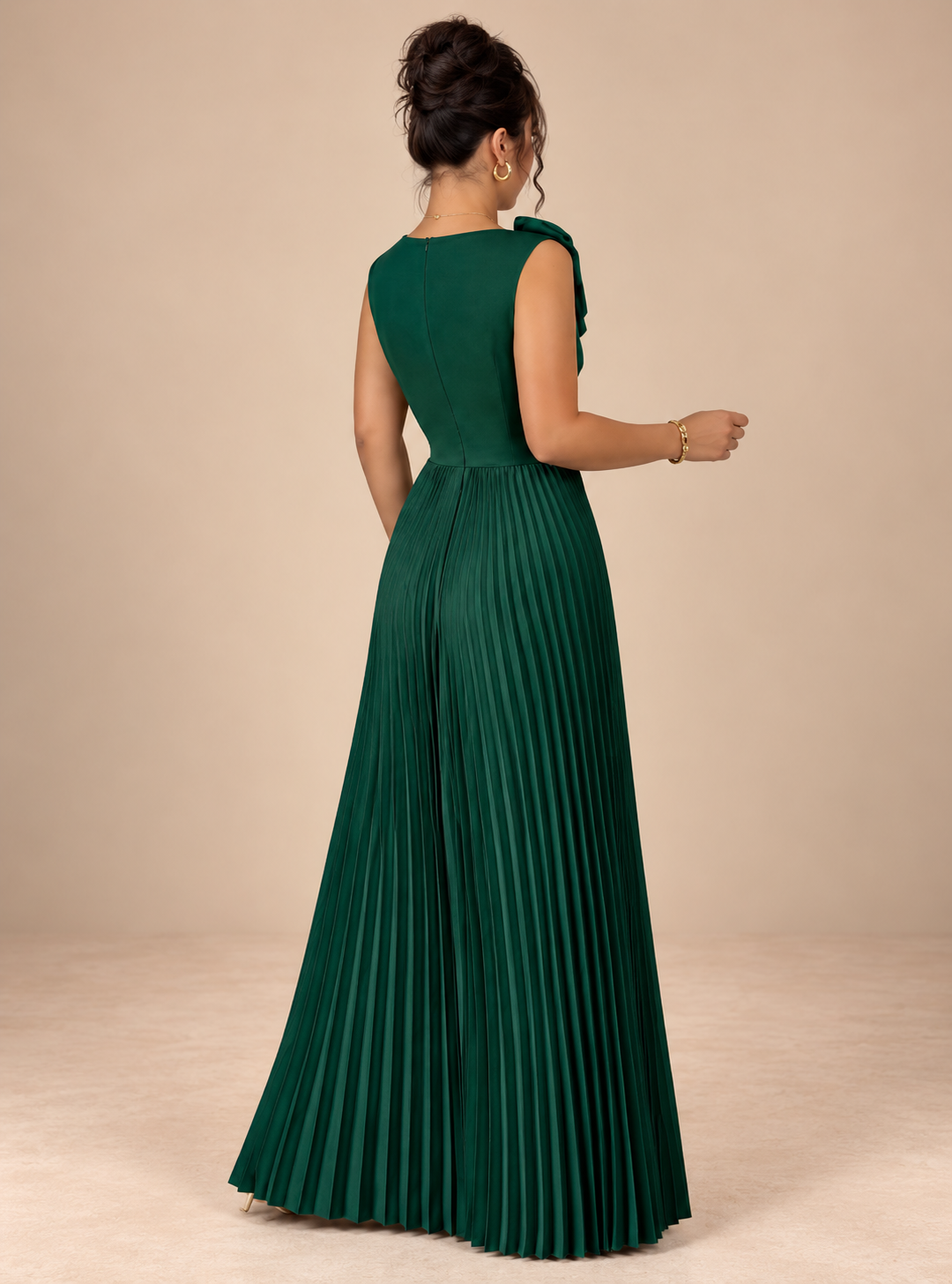 ESMERALDA PLEATED DRESS